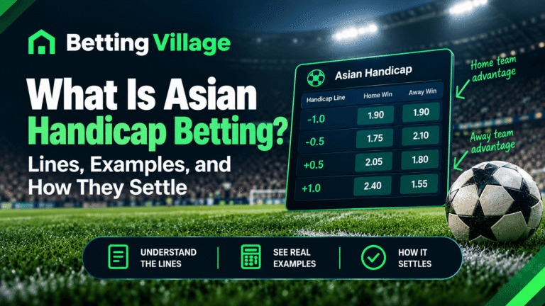What Is Asian Handicap Betting? Lines, Examples, and How They Settle